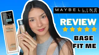 RESEÑA de la BASE más vendida de AMAZON MAYBELLINE FIT ME MATTE + PORELESS