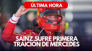 F1 NOTICIAS  Carlos Sainz sufre primera traición de Mercedes    ‐ Hecho con Clipchamp