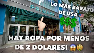 PRIMARK, la tienda de ropa MAS ECONOMICA de USA!