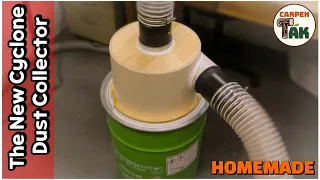 How to make a New Cyclone Dust Collector / Woodworking Essentials / Homemade / DIY