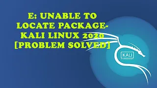 E : Unable to locate scrcpy packages please try again Kali Linux Package Error | Tech Jugar