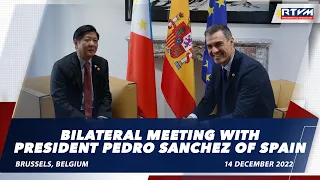 Bilateral Meeting with President Pedro Sanchez of Spain 12/14/2022