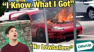 WHO WOULD PAY THAT FOR A BURNT DOWN SUPRA?!? (Ricer Cars For Sale)