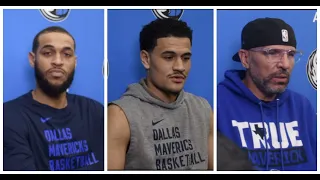 Dallas Mavericks Interviews Before Game 4 vs Clippers: Daniel Gafford, Josh Green, Jason Kidd
