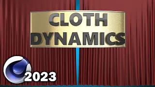 Cinema 4d 2023: Cloth Dynamics (Properties, Flags, and Curtains)