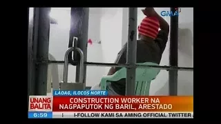 UB: Construction worker na nagpaputok ng baril, arestado