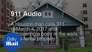 Houston man calls 911 after finding a skeleton in his house - Daily Mail
