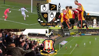 UTTER CARNAGE AS LEE ANGOL SAVES THE DAY - Port Vale 1-1 Bradford City Match Vlog