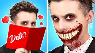 Mon CRUSH veut me tuer ? Je suis amoureuse d'un VAMPIRE ! Histoire d'Halloween par La La L'r