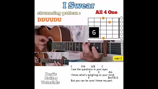 I Swear - All 4 One guitar chords w/ lyrics & strumming tutorial