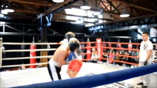 Νίκος Κούνας(71kg μαύρο σόρτς, 17 χρονών) πυγμαχία vs 76kg 26χρονών