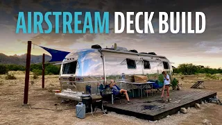 Building a Floating Deck for our Airstream - SHOU SUGI BAN DECK