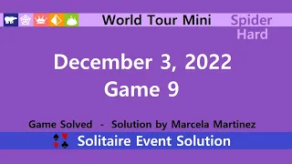 World Tour Mini Game #9 | December 3, 2022 Event | Spider Hard
