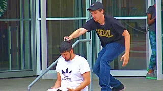 Shaving Peoples Heads Prank Part 2 - RebelTV