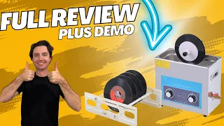 CREWORKS Ultrasonic Auto Vinyl Record Cleaner Full Review PLUS DEMO!