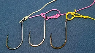 Evolution of the "Clinch" knot. All ways to tie a hook to a fishing line with a "Clinch" knot