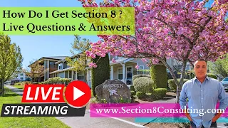 Section 8 Housing, Low Income Housing & Affordable Housing (Live Q & A)