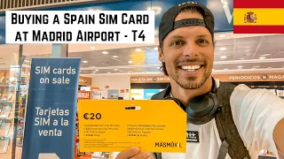 Buying a Spain Sim Card at Madrid Airport - Terminal 4