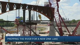 Project on Arkansas River's Zink Dam nears completion