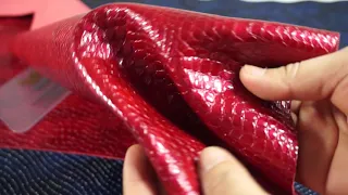 faux crocodile microfiber leather