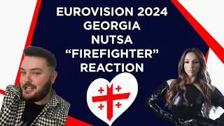 REACTION: Nutsa Buzaladze - "Firefighter" (Eurovision 2024 - Georgia)