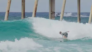 John Florence Surfing A Stock 5'6" White Tiger