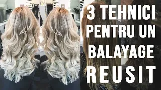 3 tehnici pentru un balayage reusit