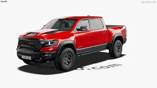 Ram 1500 Crew Cab TRX 2021 3D model by Hum3D.com