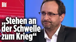 Kriegsgefahr in Europa: BILD-Reporter kämpft mit den Tränen | BILD Live