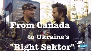 Member of "Right Sector" - Jung & Naiv in Ukraine