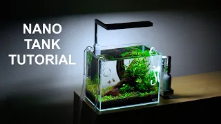 How to Make a Nano Nature Aquarium Style Aquascape