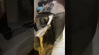 Cavalier turbo on the rollover jig