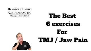 TMJ TMD - the best six exercises you can do to help your TMJ