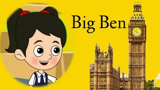 Big Ben for kids : Famous World  Landmarks for Children#shorts