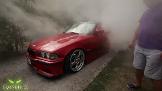 BMW E36 V8 Cabrio Burnout