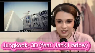 First time reaction to Jungkook- 3D (feat. Jack Harlow)