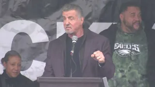 Sylvester Stallone visits Philadelphia Museum of Art for inaugural 'Rocky Day'