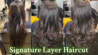 Signature Layer ￼Stop Haircut कैसे करे || Layer Haircut || Step Layer Haircut Step-By-Step || Hairs
