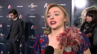 The 5th Wave: Chloë Grace Moretz "Cassie Sullivan" Red Carpet Movie Interview | ScreenSlam