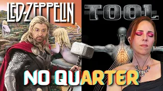 No Quarter + Tool [Led Zeppelin Reaction] First time hearing Tool - Houses of the Holy - Comparison