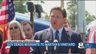 DeSantis defends controversial order to fly migrants to Martha’s Vineyard