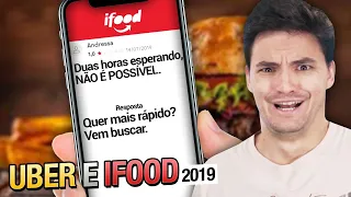 CONVERSAS MAIS ENGRAÇADAS DO UBER E IFOOD [+10]