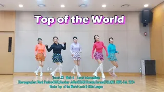 Top of the World Line Dance/Intermediate/Mark Paulino(USA), Heather Joffer (USA)& Brenda Dorsey(USA)