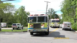 Fairview FD Rescue 3 + Engine 176 + Ladder 1 Responding