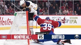 Montreal Canadiens vs Buffalo Sabres - Season Game 68 - All Goals (10/3/16)