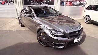 Crazy Chrome Black CLS 63 AMG with Capristo Exhaust!