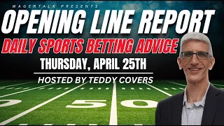 NBA Playoffs Predictions, Picks and Bets | MLB Early Line Moves (4/25/24 Opening Line Report)