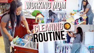 WORKING MOM WEEKEND CLEANING ROUTINE CLEAN WITH ME SPRING 2020 | EXTREME SPEED CLEANING MOTIVATION