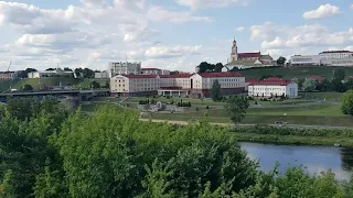 2019. Grodno. Belarus. Panoramic view from the hill