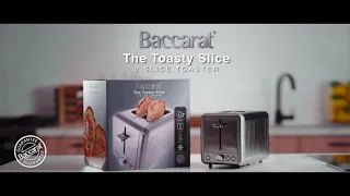 THE TOASTY SLICE, a 2 Slice Toaster (Silver) by Baccarat®